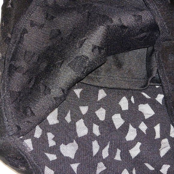 NWT Women's H&M size Small S midi dress black over lining - Picture 6 of 6